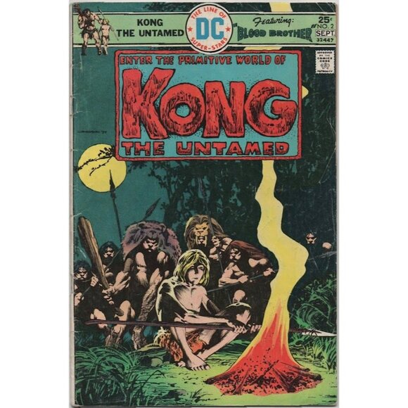 DC Comics Other - Kong the Untamed 2 DC Comics 1975 GD+ 2.5 Bernie Wrightson Cover Art